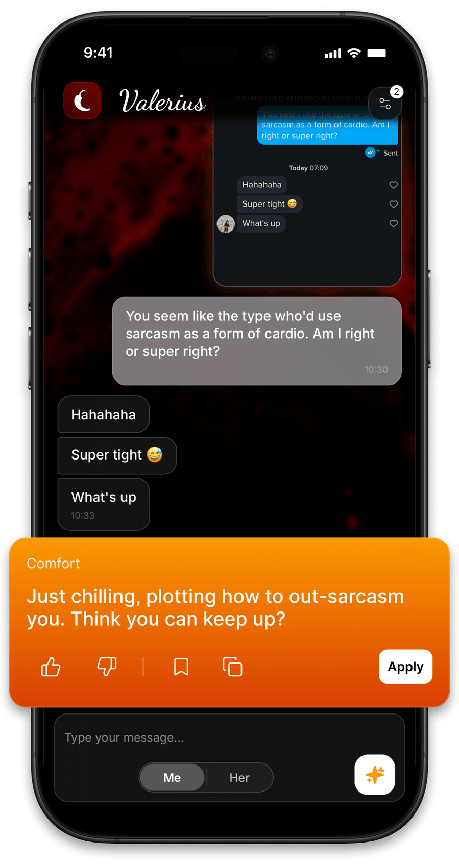 Chat screenshot